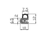 Double Component Plate Rubber Profiles