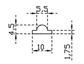 Rigid PVC Rigid Profiles